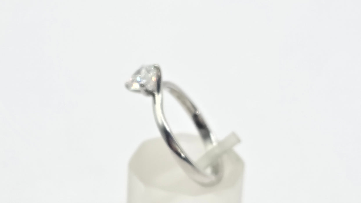 Vintage: Platinum Diamond Solitaire Ring — 0.63ct (partners woth 3819 , the one listed below)