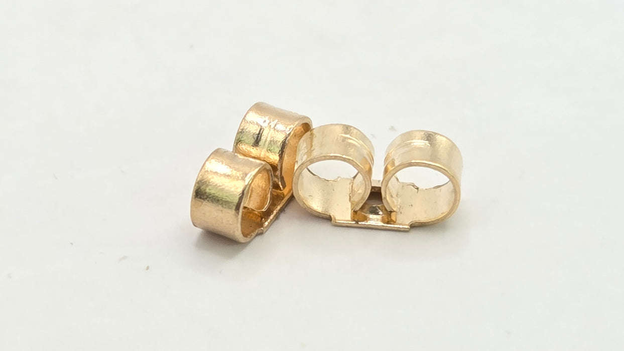 Vintage: 9ct Yellow Gold Pearl Stud Earrings