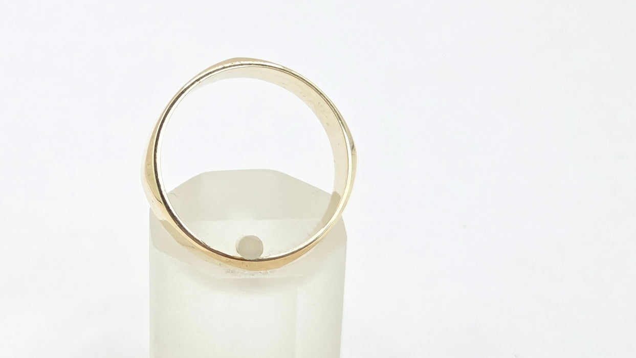 Vintage: 9ct Yellow Gold Wedding Band — From 1980
