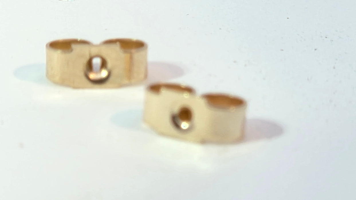 Vintage: 9ct Yellow Gold Mystic Topaz Stud Earrings