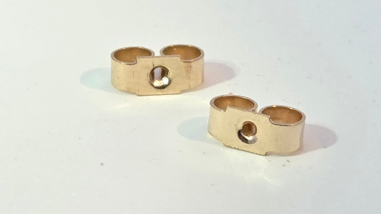 Vintage: 9ct Yellow Gold Mystic Topaz Stud Earrings