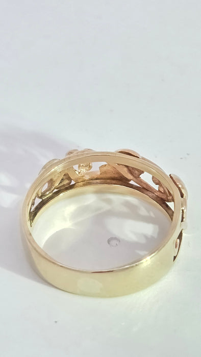 Vintage: 9ct Yellow & Rose Gold Clogau Tree of Life Ring — From 1993