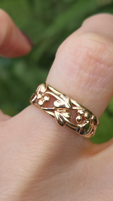 Vintage: 9ct Yellow & Rose Gold Clogau Tree of Life Ring — From 1993