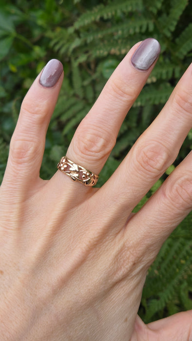 Vintage: 9ct Yellow & Rose Gold Clogau Tree of Life Ring — From 1993