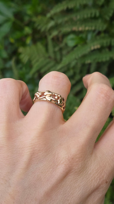 Vintage: 9ct Yellow & Rose Gold Clogau Tree of Life Ring — From 1993