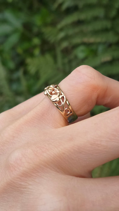 Vintage: 9ct Yellow & Rose Gold Clogau Tree of Life Ring — From 1993