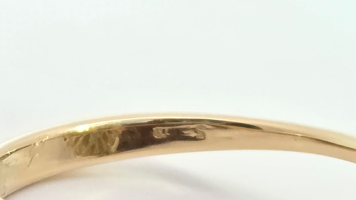 Vintage: 18ct Yellow Gold Emerald 2.45ct & Diamond 1.50ct Oval Cluster Dress Ring — From 1980