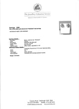 Load image into Gallery viewer, 2288 Vintage; Classic 18ct Gold  Diamonds (0.2ct) Knot Earrings- From 1971
