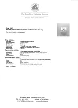 Load image into Gallery viewer, 2467- Vintage Rare 18ct White Gold Platinum Aquamarine Diamonds 3-Stone Straight Ring
