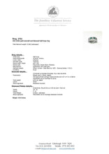 Load image into Gallery viewer, 2703: Vintage 18ct White Gold Emeralds Natural Diamonds Ring- From 1978 Rare
