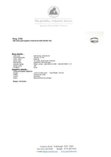 Load image into Gallery viewer, 2706: Vintage 18ct White Gold Blue Sapphires Half-Eternity Stacker Ring
