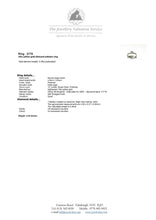 Load image into Gallery viewer, 2770 Vintage: 18ct Gold Brilliant Cut Diamond (0.3ct) Solitaire Ring
