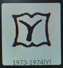 Load image into Gallery viewer, 1926: Vintage: 18ct Gold French Blue Sapphire Diamonds 3-Stone Straight Ring- From 1973

