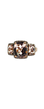 Load image into Gallery viewer, 0856: Vintage: 9ct Rose Gold Pink Morganites 52 Diamonds Cocktail Ring- exquisite
