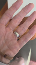 Cargar y reproducir el video en el visor de la galería, 2315 Cartier 18ct White Gold Classic Love Ring- Size 54/N/6-75- Pristine
