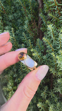Load and play video in Gallery viewer, Vintage Exceptional 9ct Gold Moonstone Citrine Ring
