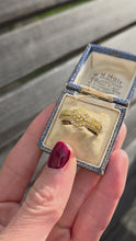 Load and play video in Gallery viewer, 2499 Vintage: 9ct Gold 57 Yellow Diamonds Art Deco Style  Dress Ring
