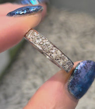 Load and play video in Gallery viewer, 2584: Vintage 18ct White Gold 7 x (0.25ct) Natural Diamonds Ring - 1.75ct Total- From 1974
