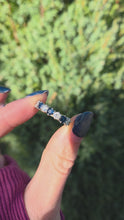 Load and play video in Gallery viewer, Vintage: 18ct Gold French Blue Sapphires Natural Diamonds (0.8ct) Ring- Exceptional
