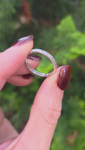 Load and play video in Gallery viewer, 2325 Vintage: Platinum 22 Sparkling Natural Round Full Cut Diamonds Eternity Ring
