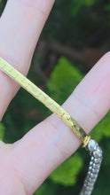 Load and play video in Gallery viewer, 2696: Vintage: 18ct Yellow Gold Diamonds (1ct) Designer Link Necklace- Exquisite
