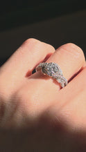 Load and play video in Gallery viewer, 2418: Platinum Exceptional 1ct Central Diamond (GIA CERT) Ring - D Colour- The finest
