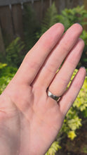 Load and play video in Gallery viewer, VINTAGE; 14ct White Gold Large Emerald Cut Aquamarine (13.9ct) , Blue Diamonds Statement Cocktail Ring
