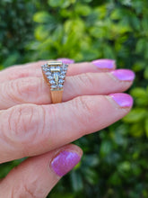 Load image into Gallery viewer, 0913: Vintage: 14ct Gold 31 Round Full-Cut Diamonds (1ct) Ring- sparkling beauty
