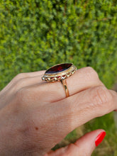 Load image into Gallery viewer, 4932: Antique- Victorian 18ct Gold Large Marquise Garnet (5.3ct) Ring- Something special
