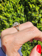 Load image into Gallery viewer, 1751: Vintage: 9ct Gold 38 Diamonds (Baguette &amp;  Round Cut) - natural, sparkling beauty

