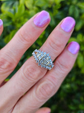 Load image into Gallery viewer, 0913: Vintage: 14ct Gold 31 Round Full-Cut Diamonds (1ct) Ring- sparkling beauty
