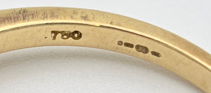 2312 Vintage: 18ct Gold Round Full Cut Natural Diamonds (1.25ct in total) Ring-Very special