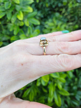 Load image into Gallery viewer, 0509: Vintage Exceptional 9ct Gold Moonstone Citrine Ring- rare, iconic
