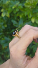 Cargar imagen en el visor de la galería, 2331 Vintage: 9ct Gold Large Cognac Smokey Quartz Ring- From 1972- Statement

