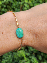 Load image into Gallery viewer, 1903: Antique: Victorian 9ct Gold Turquoise Necklace (61cm) &amp; Bracelet (18cm) Set
