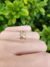 Load image into Gallery viewer, 8298:  Victorian: 18ct Gold Tiered Seed Pearls Dress Ring- Date Mark 1883
