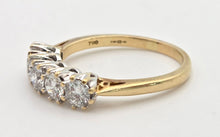 Cargar imagen en el visor de la galería, 2312 Vintage: 18ct Gold Round Full Cut Natural Diamonds (1.25ct in total) Ring-Very special
