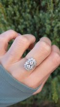 Cargar imagen en el visor de la galería, 1828 Art Deco 18ct White Gold  Diamonds (1.06ct) Panel Ring- Exceptional
