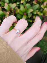 Load image into Gallery viewer, 0109:Vintage 18ct Gold Marquise Cut Diamond Solitaire- 0.41ct, VS2 clarity, colour E/F stone
