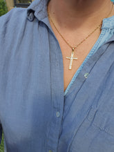 Load image into Gallery viewer, 6199: Vintage: 18ct Gold Necklace (44cm) &amp; Diamond (1.5ct)  Pendant - Exceptional
