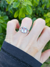 Load image into Gallery viewer, 0856: Vintage: 9ct Rose Gold Pink Morganites 52 Diamonds Cocktail Ring- exquisite
