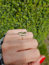Load image into Gallery viewer, 1336: Vintage: 9ct Gold &quot;Theatrical Mask&quot; Ring- a fun conversation piece.

