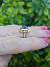 Load image into Gallery viewer, 0255: Antique : 10ct Gold Pale Lilac Amethyst Dress Ring- mature stone, lovely hues
