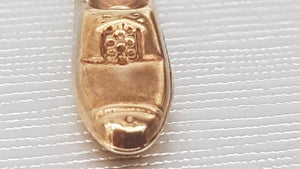 9ct Gold Charm- Delightful & Lovely Detailed Gold Shoe Charm - Superb condition