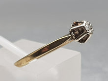 Load image into Gallery viewer, 1994: Vintage; (1979): 9ct Gold Brilliant cut Diamond Solitaire- 44 years old,- nice
