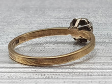 Load image into Gallery viewer, 1994: Vintage; (1979): 9ct Gold Brilliant cut Diamond Solitaire- 44 years old,- nice
