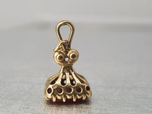 Load image into Gallery viewer, Vintage (1969) 9ct Gold Garnet Fob/Pendant/Charm- 54 year old nice weight
