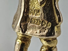 Load image into Gallery viewer, Vintage (1965) Heavy (3.3g) 9ct Gold Kilted Bagpipe Player Pendant/Charm
