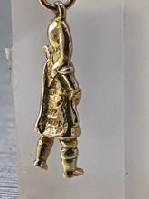 Load image into Gallery viewer, Vintage (1965) Heavy (3.3g) 9ct Gold Kilted Bagpipe Player Pendant/Charm
