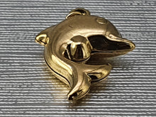 Load image into Gallery viewer, 1984:Vintage: Cute Dolphin Charm in 9ct Gold (1g) nice weight lovely condition
